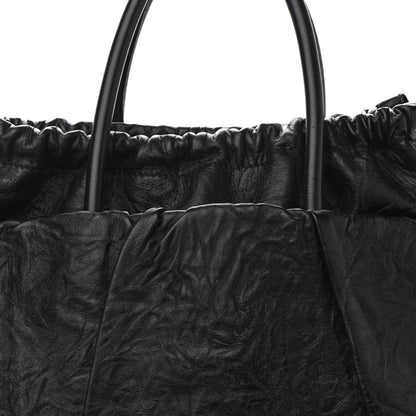 Dolce & Gabbana Lambskin Drawstring Shoulder Bag Black 8 of 10