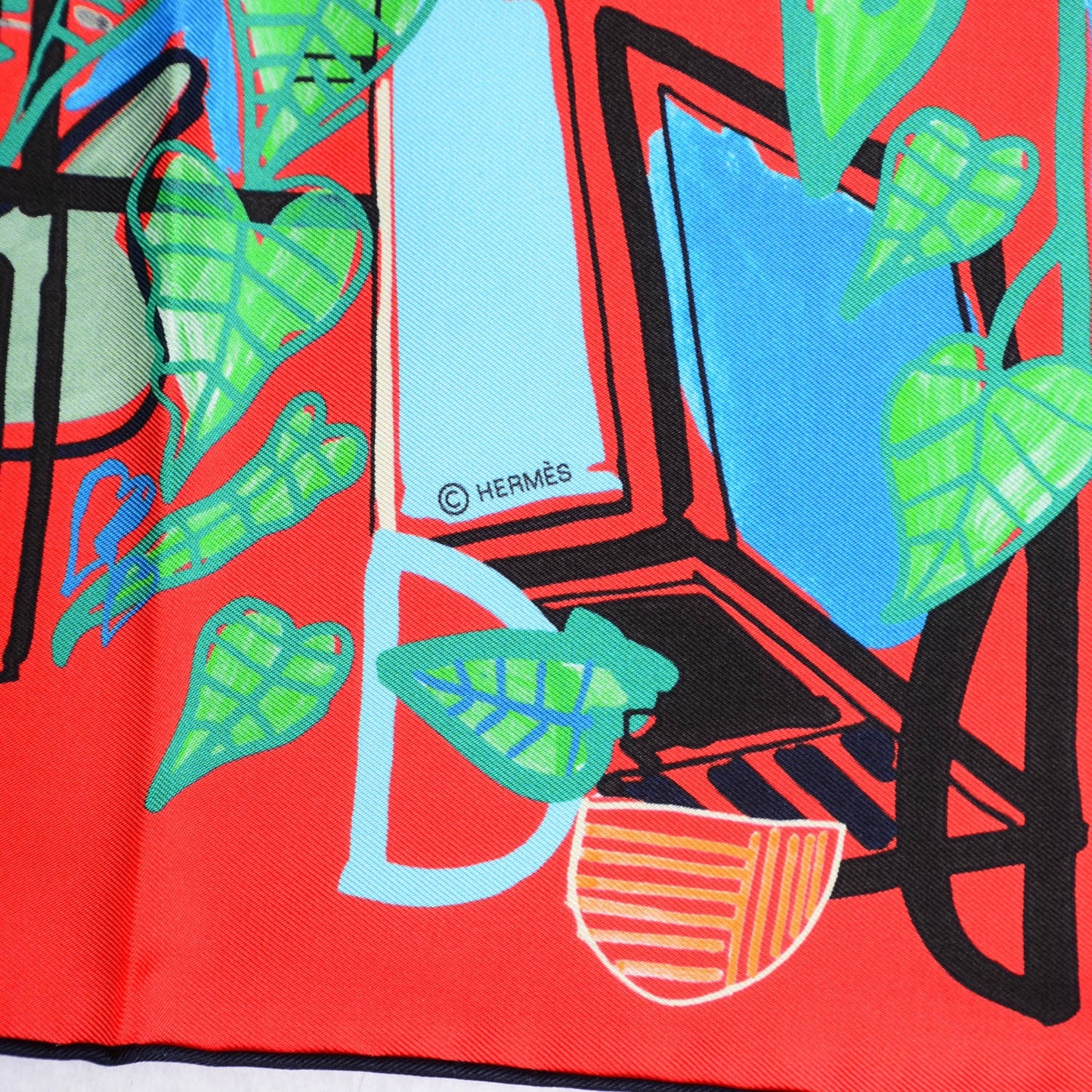 Silk Modernisme Tropical Scarf 90