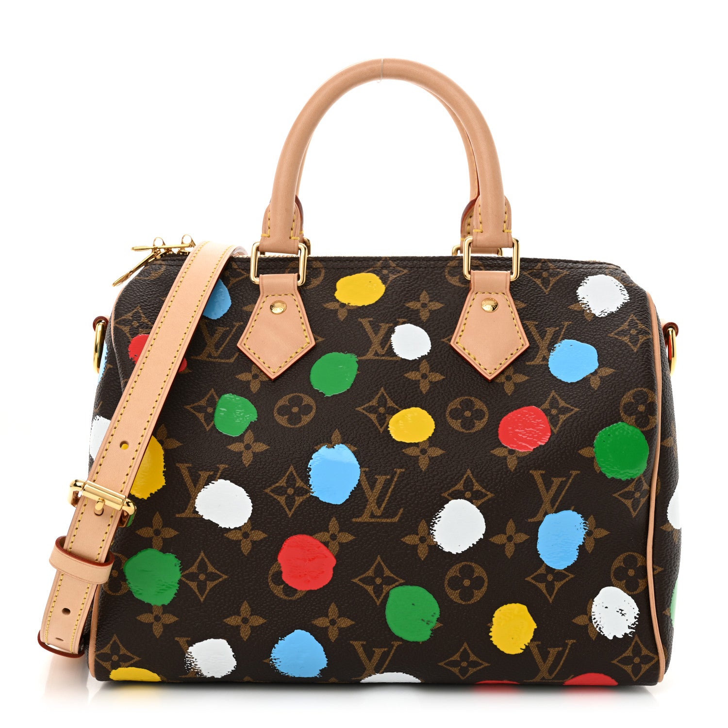 Louis Vuitton LV X YK Monogram Speedy Bandouliere 25 Multicolor 1 of 12