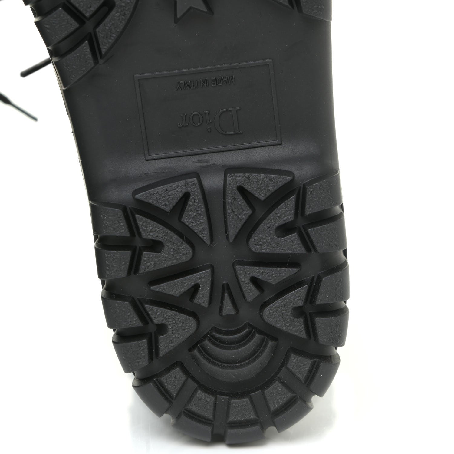Christian Dior Rubber Nylon D-Venture Boots 37.5 Black 10 of 12