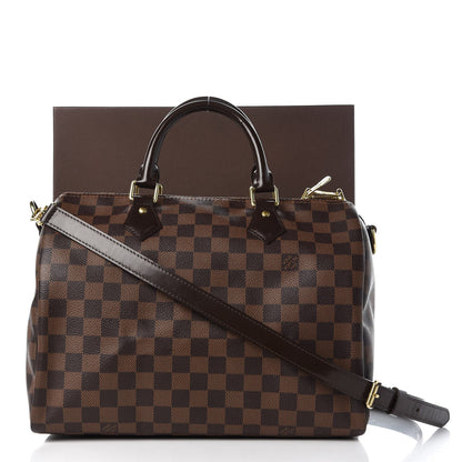 Louis Vuitton Damier Ebene Speedy Bandouliere 30 10 of 10