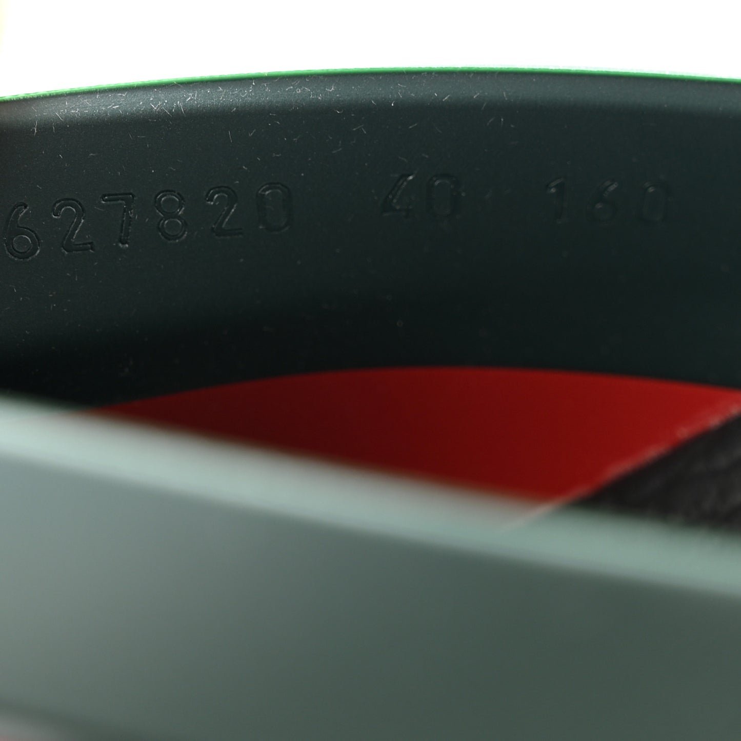 Rubber Web Womens Criss Cross Slide Sandals 40 Green Red