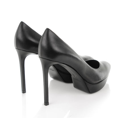 Saint Laurent Calfskin Classic Janis 80 Escarpin Pumps 40 Black 4 of 8