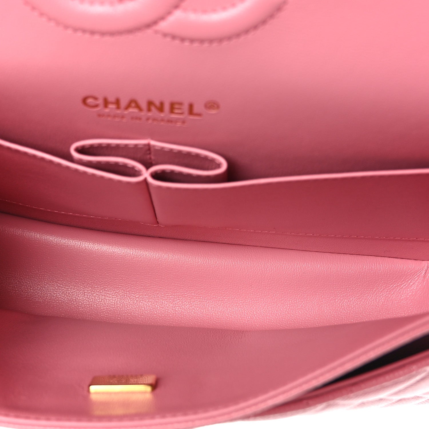 Chanel Caviar Quilted Medium Double Flap Pink 5 of 9