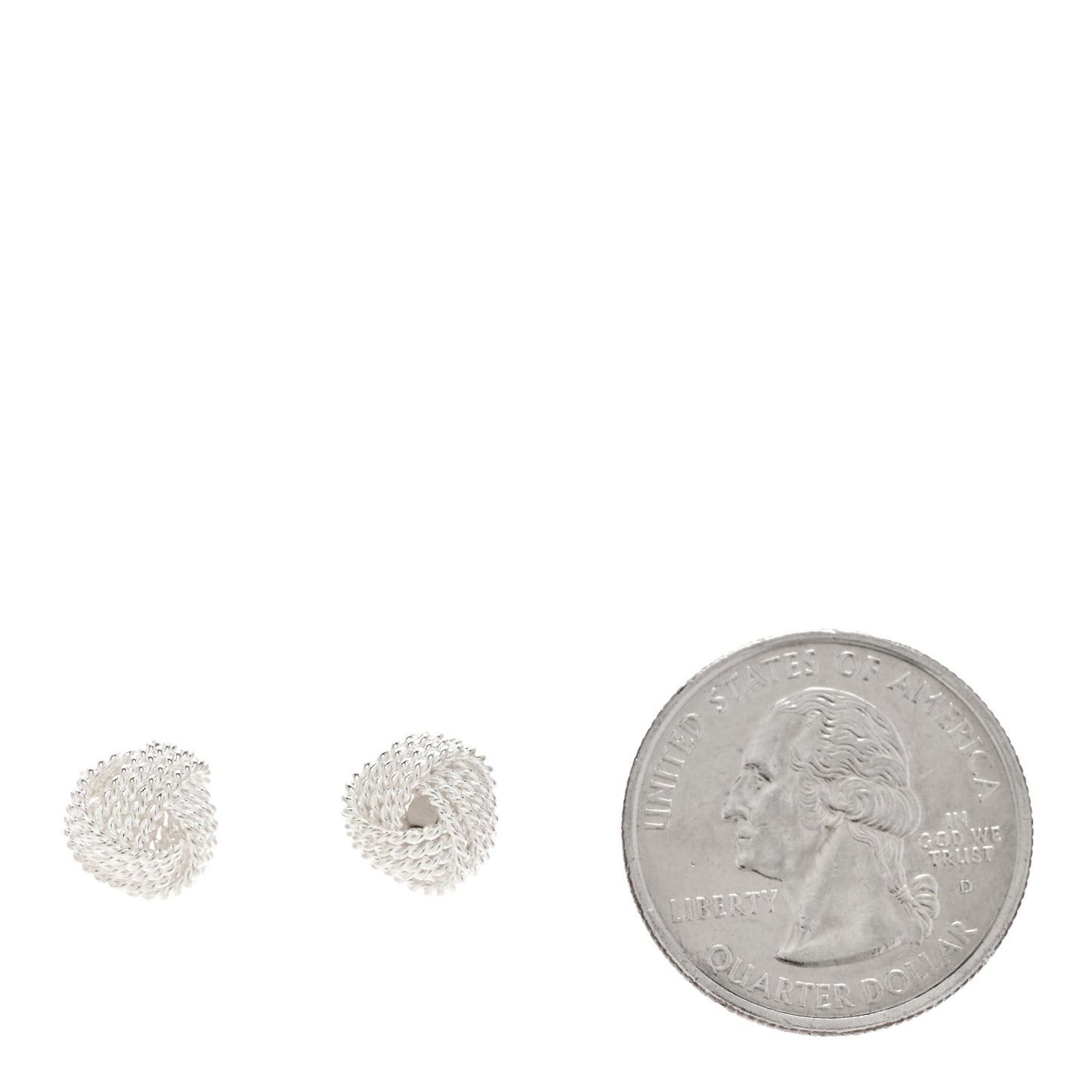 Sterling Silver Twist Knot Earrings