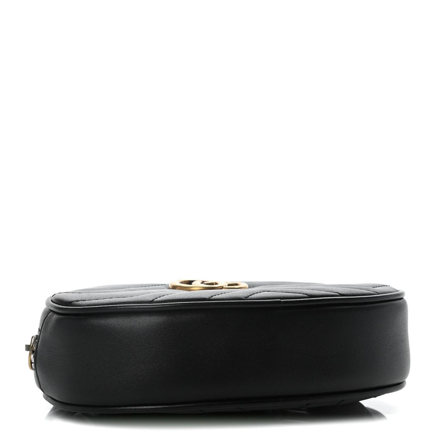 Calfskin Matelasse GG Marmont Belt Bag 85 34 Black