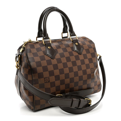 Louis Vuitton Damier Ebene Speedy Bandouliere 25 3 of 10