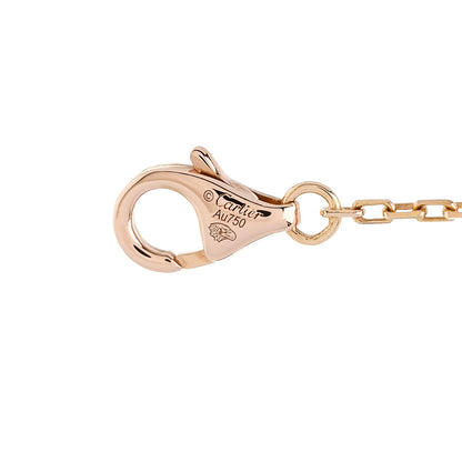 Cartier 18K Pink Gold Diamond Logo De Cartier Bracelet 4 of 4