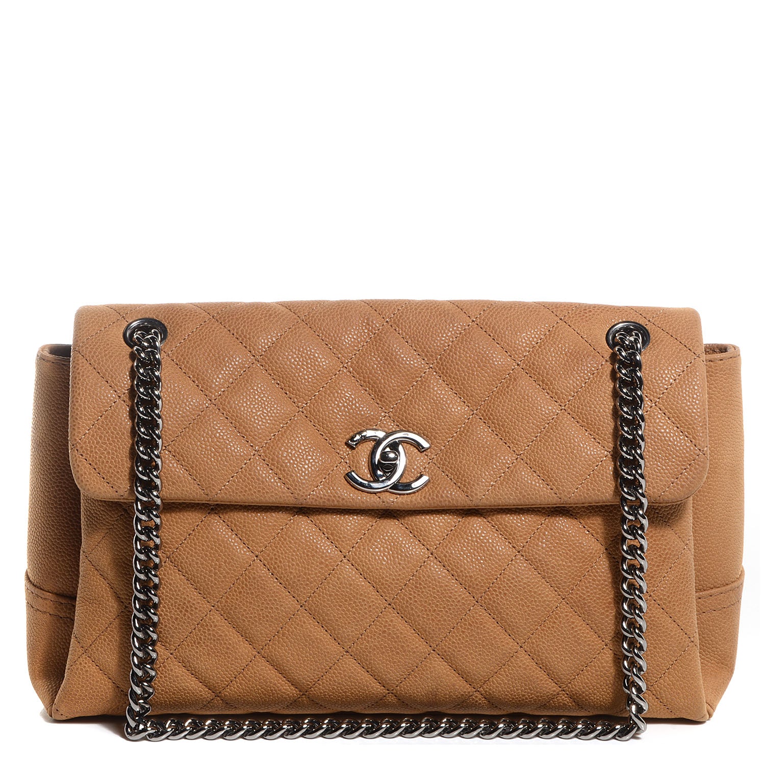 Chanel Iridescent Caviar Medium Lady Pearly Flap Beige 1 of 9