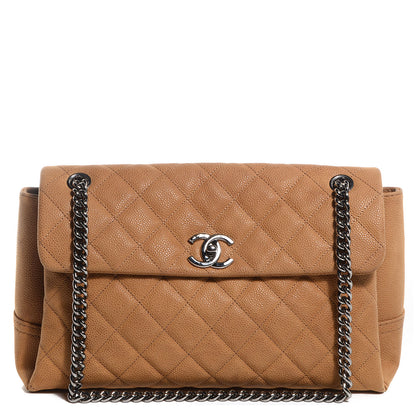 Chanel Iridescent Caviar Medium Lady Pearly Flap Beige 1 of 9