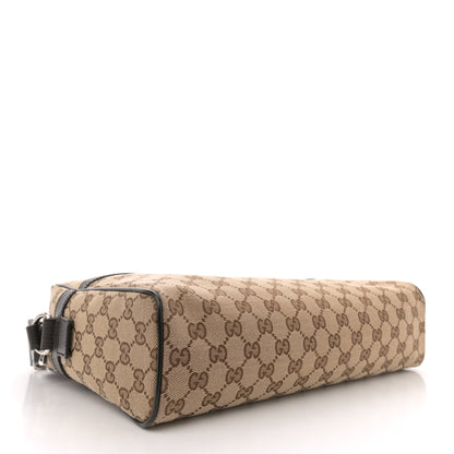 Gucci Monogram Dollar Calfskin Large Camera Case Beige Ebony Testa di Moro Marrone Scuro 4 of 10