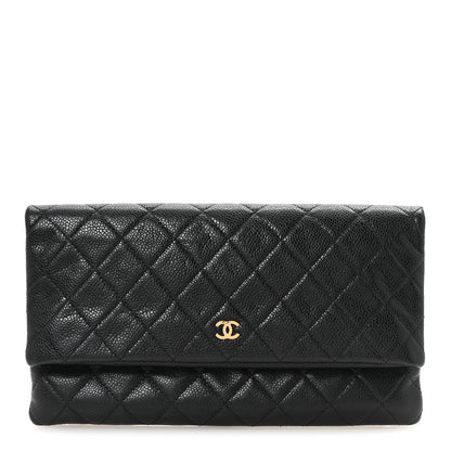 Chanel Caviar Quilted CC Beauty Clutch Black 1 of 7