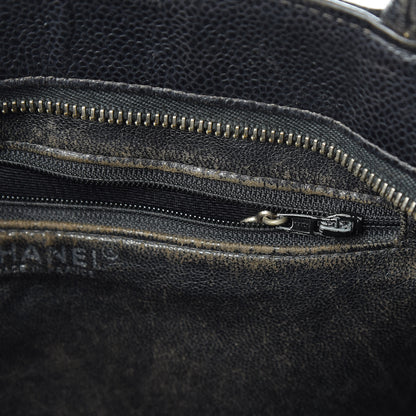 Chanel Caviar Quilted Medallion Tote Black 14 of 27