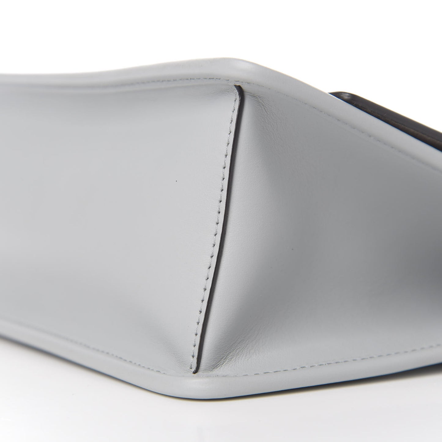 Vitello Century Opaco F is Fendi Kan I Shoulder Bag Grigio Perla