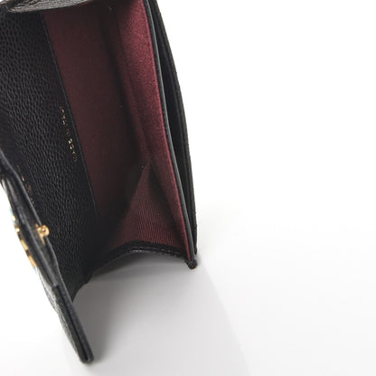 Chanel Caviar Quilted Flap Card Holder Black 5 of 9