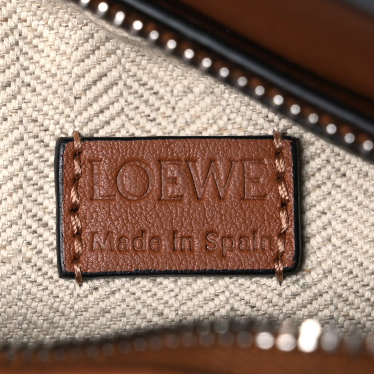 Calfskin Mini Puzzle Edge Bag Tan