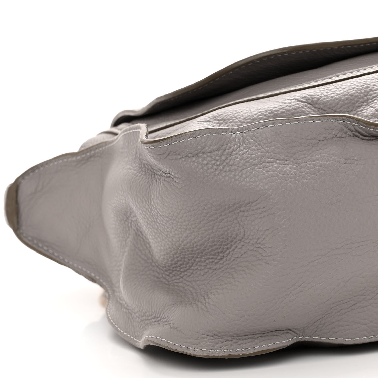 Chloe Calfskin Large Marcie Satchel Cashmere Grey 9 of 11