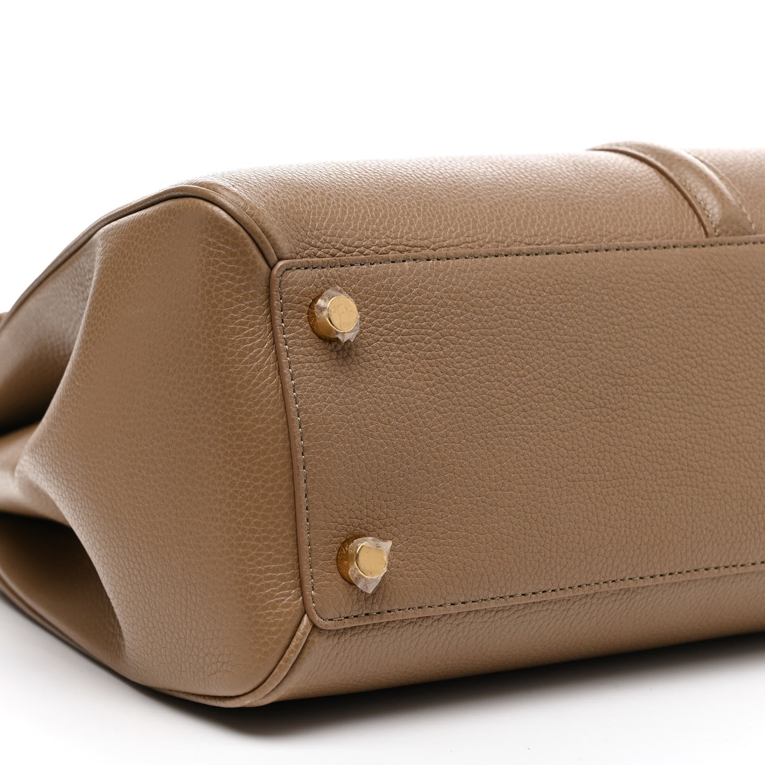 Celine Grained Calfskin Medium 16 Top Handle Bag Beige 9 of 14
