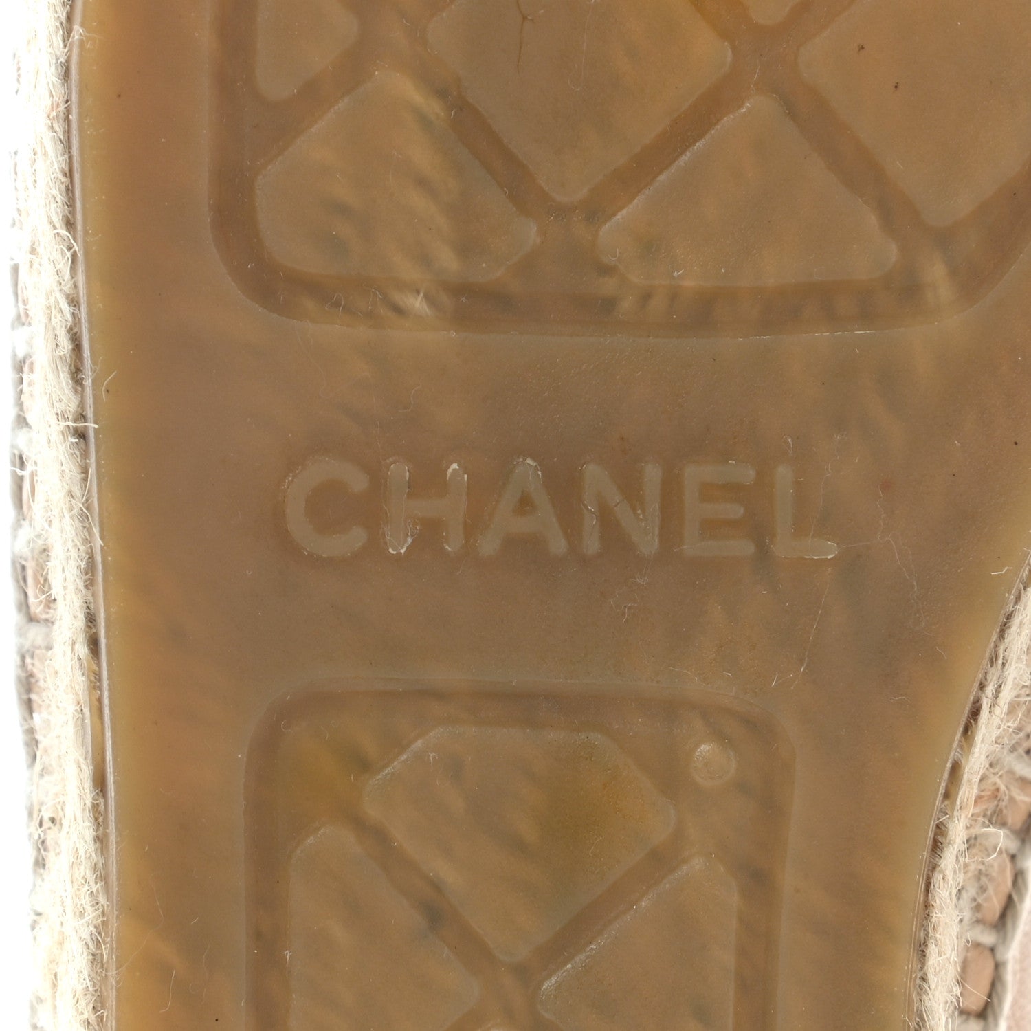 Chanel Lambskin CC Espadrilles 39 Beige Black 9 of 15