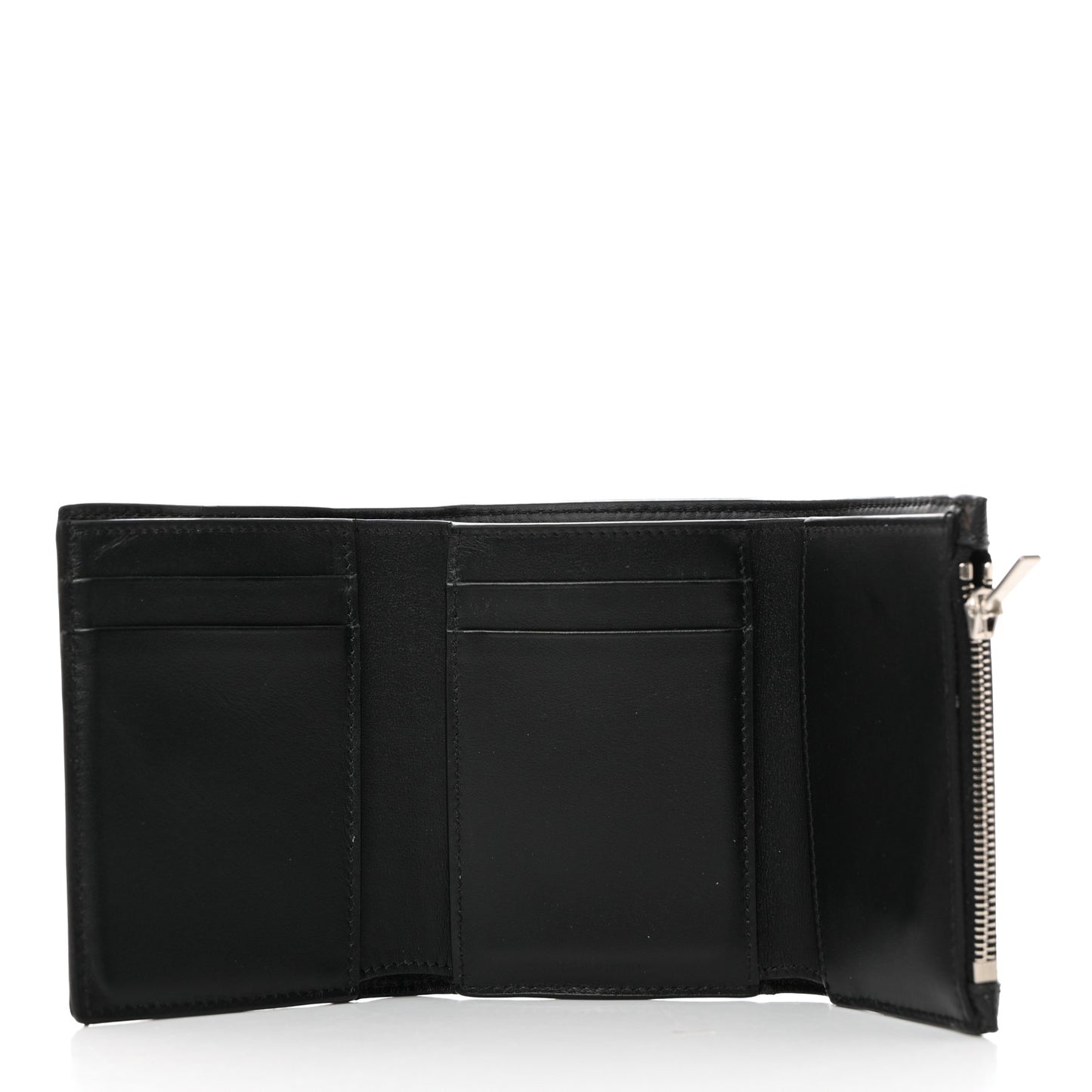 Canvas Triomphe Medium Strap Wallet Black