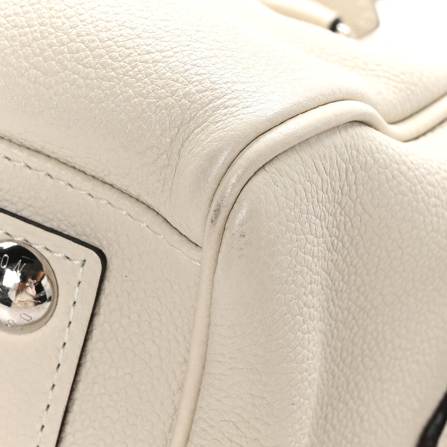Veau Cachemire SC Bag BB Blanc Casse