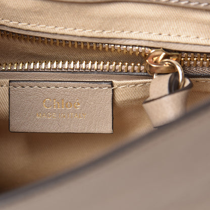 Chloe Suede Calfskin Medium Faye Backpack Motty Grey 7 of 9