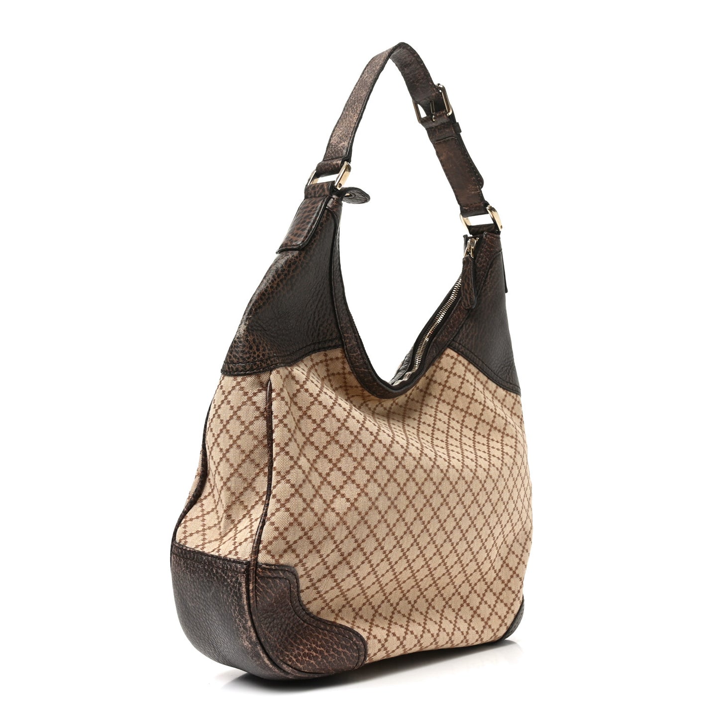 Diamante Catherine Hobo Brown