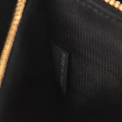 Prada Nappa Gaufre Zip Around Wallet Black 7 of 8