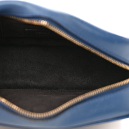 Fendi Glazed Fabric Vitello Century F is Fendi FF 1974 Stamp Patch Camera Case Mogano Panna Iris 5 of 10