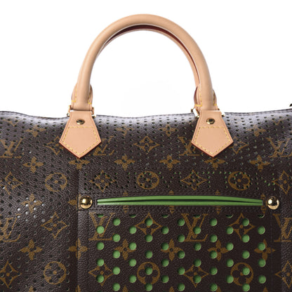 Louis Vuitton Monogram Perforated Speedy 30 Green 9 of 9