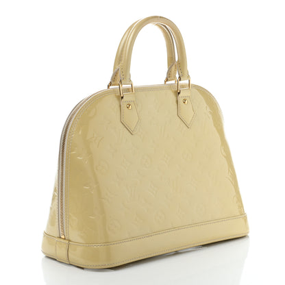 Louis Vuitton Vernis Alma PM Blanc Corail 3 of 10