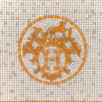 Hermes Porcelain Mosaique au 24 Gold Sushi Plate 2 of 7