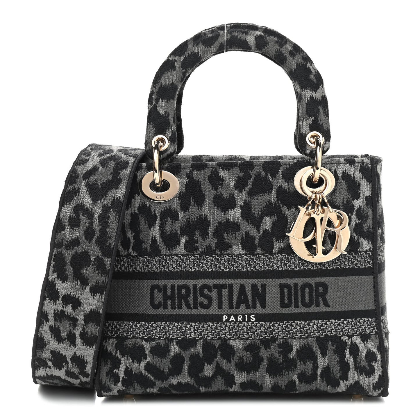 Canvas Mizza Embroidered Medium Lady D-Lite Gray