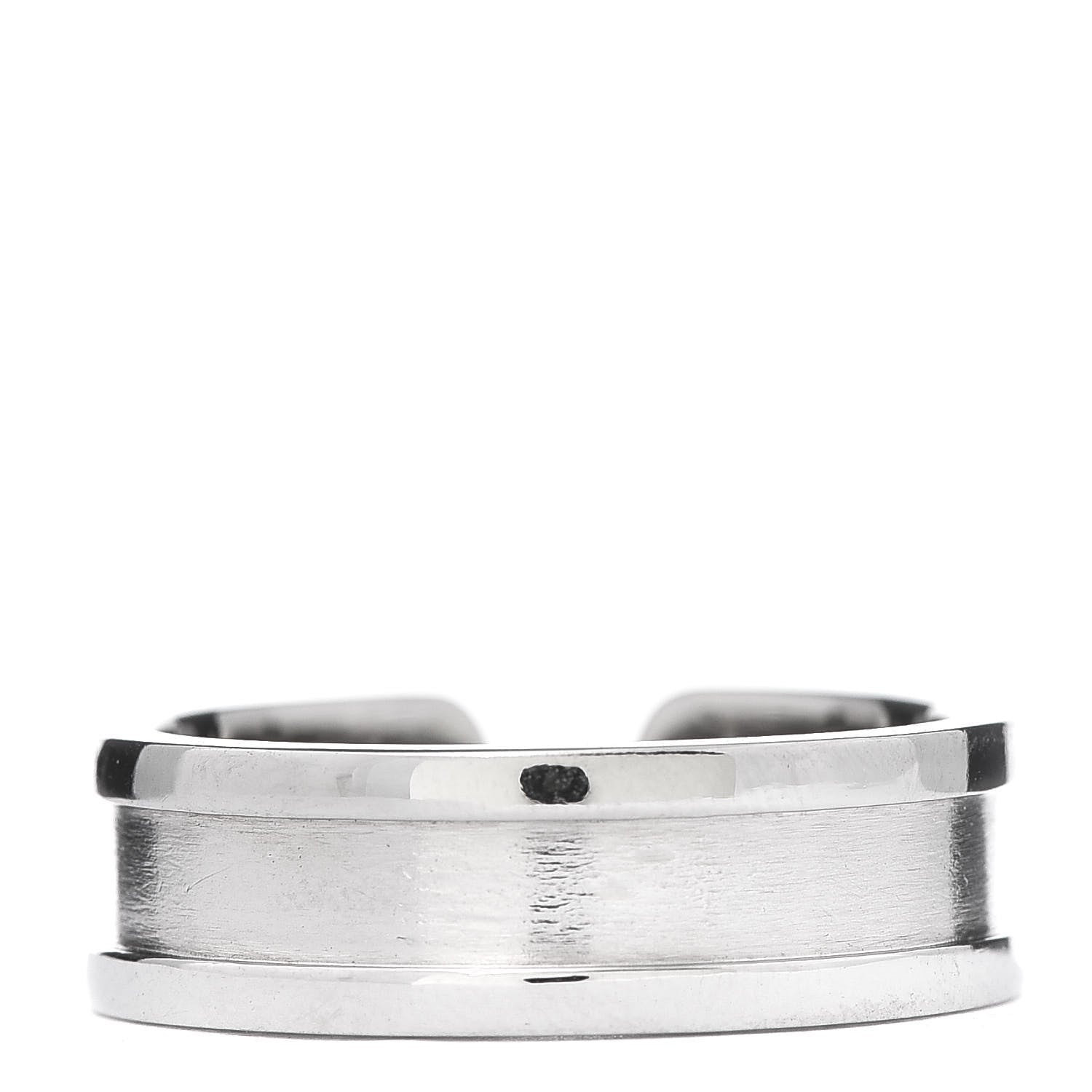Cartier 18K White Gold 6.5mm C De Ring 56 7.5 3 of 5