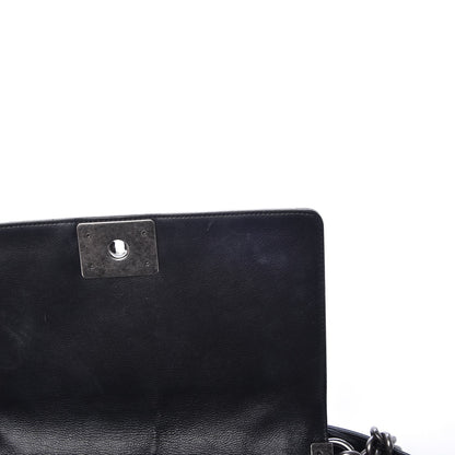 Chanel Calfskin Quilted Medium Boy Flap Black 8 of 9