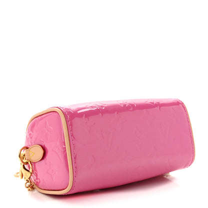 Louis Vuitton Vernis Monogram Nano Speedy Neon Pink 4 of 9
