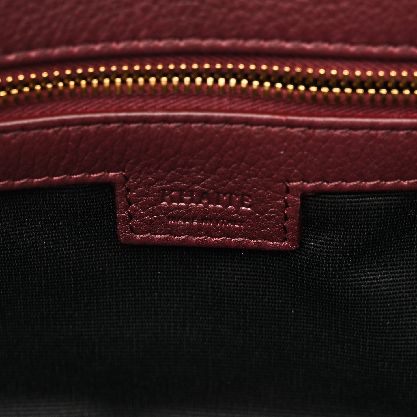 Pebbled Calfskin Medium Amelia Tote Burgundy