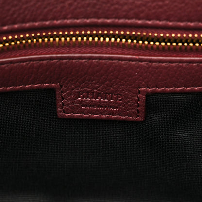 Khaite Pebbled Calfskin Medium Amelia Tote Burgundy 6 of 9