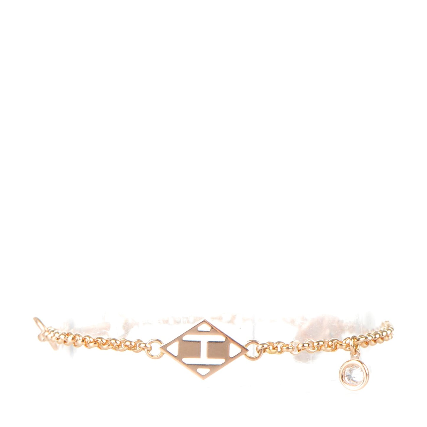 18K Rose Gold Diamond Gambade Bracelet SH