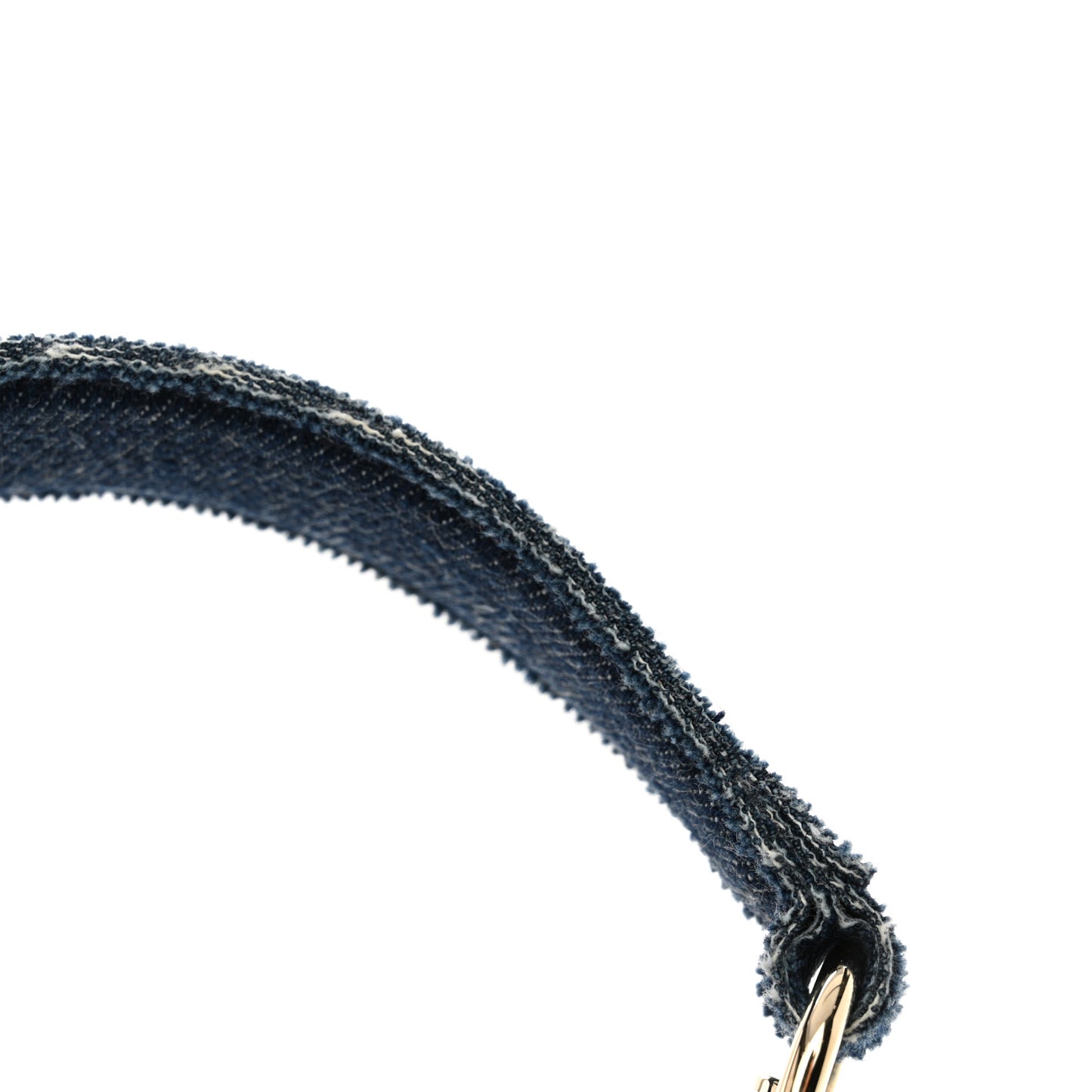 Denim Mini Penelope Soft Shoulder Bag Blue