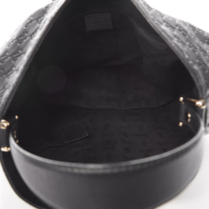 Gucci Guccissima Large New Ladies Web Hobo Black 5 of 9