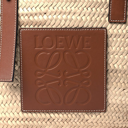 Loewe Raffia Basket Tote Bag Natural Tan 6 of 9