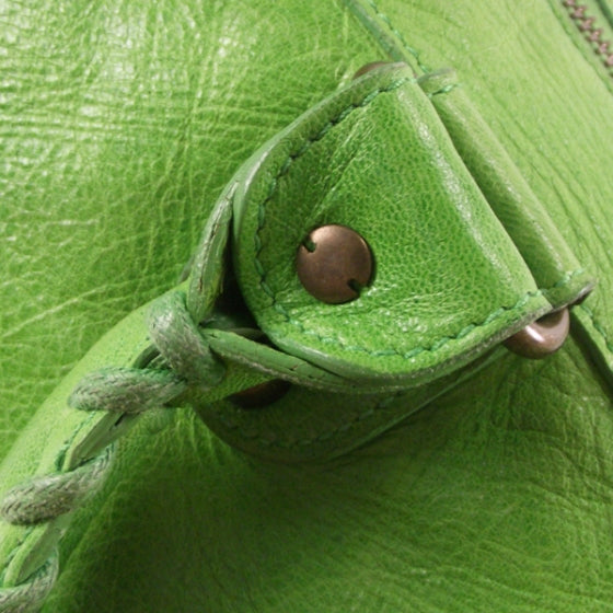 Leather WORK Tote Apple