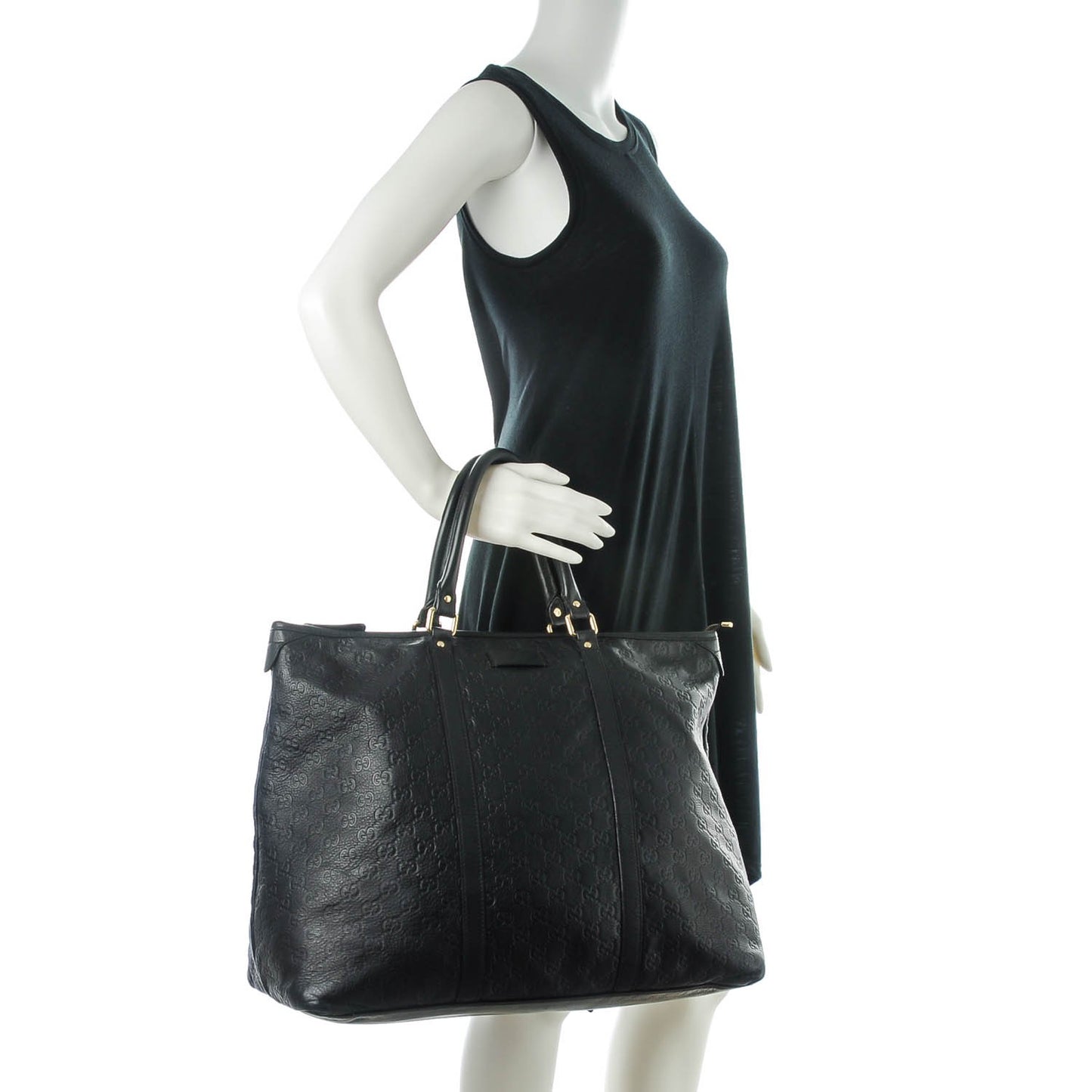 Guccissima Medium Joy Tote Bag Black
