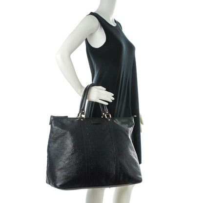 Gucci Guccissima Medium Joy Tote Bag Black 2 of 9