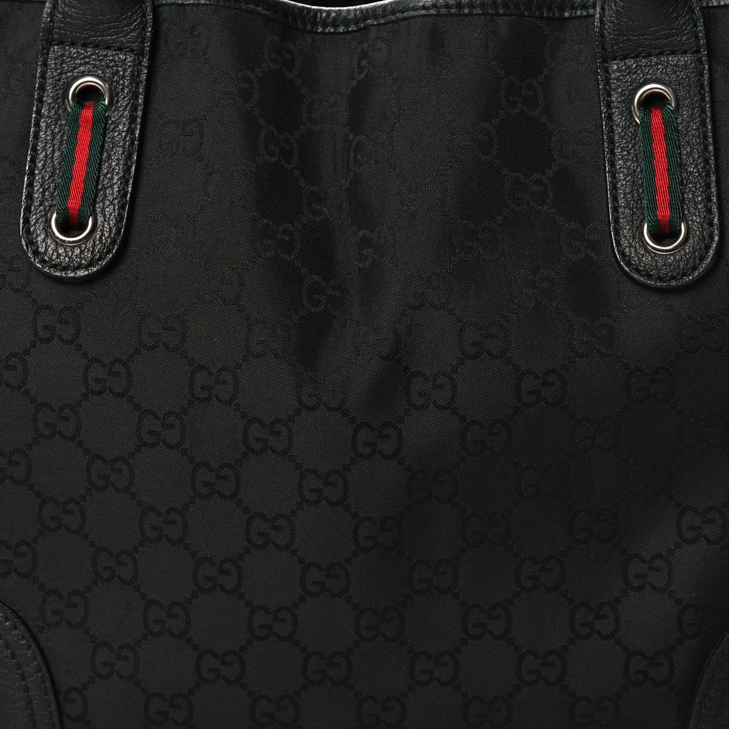 Gucci Monogram Large Princy Tote Black 8 of 11