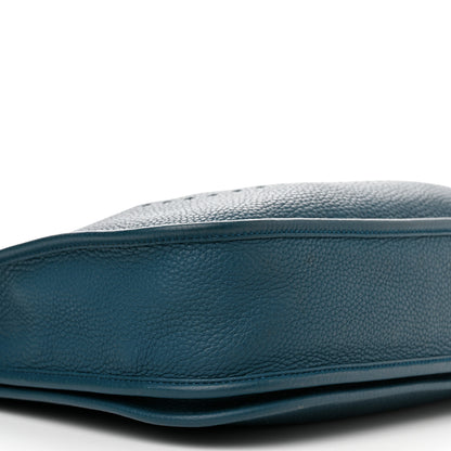 Hermes Taurillon Clemence Amazone Evelyne III PM Colvert Lime 8 of 12