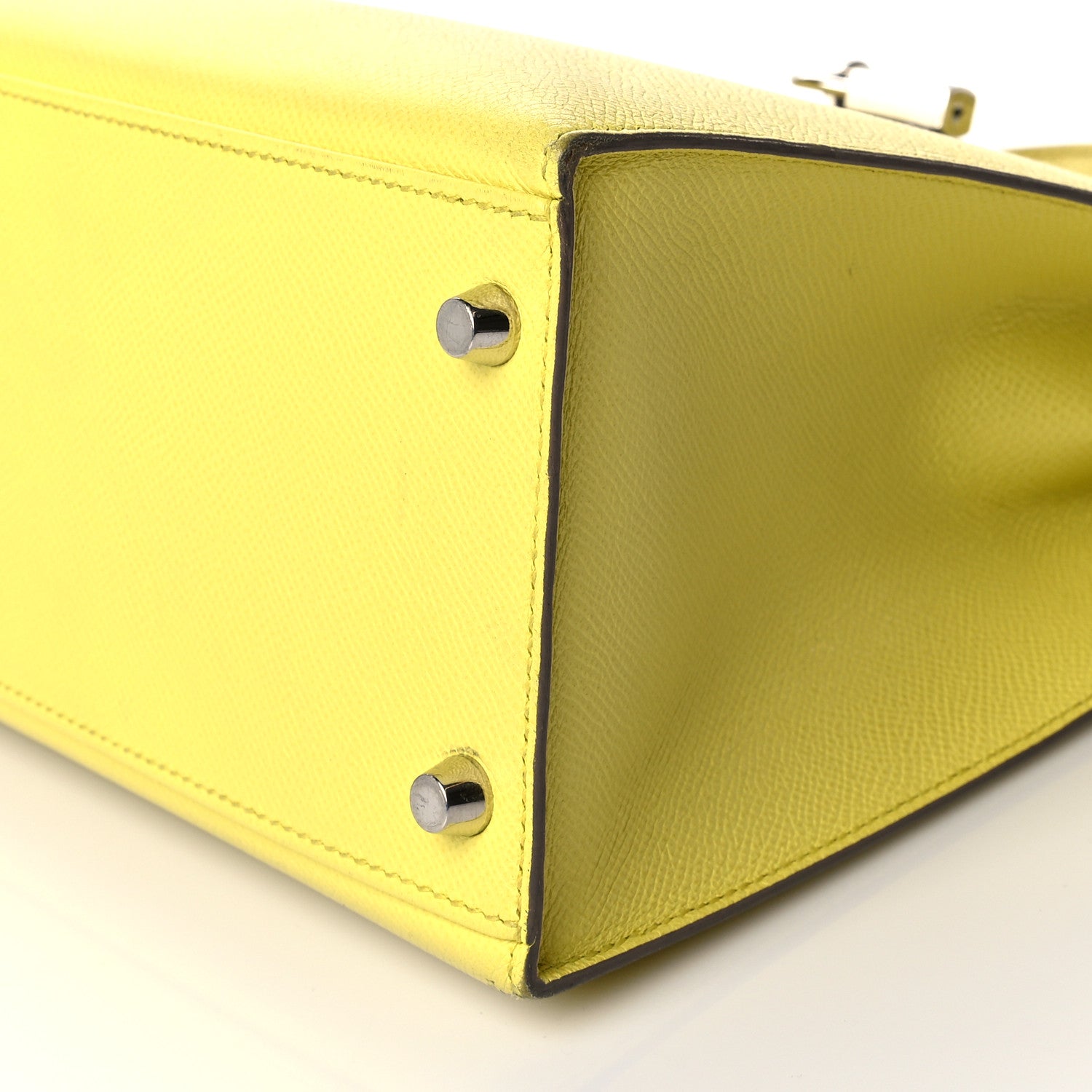Hermes Epsom Kelly Sellier 32 Lime 10 of 12