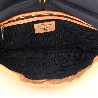 Louis Vuitton Jacquard Quilted Monogram Limelight African Queen Clutch Masai 6 of 14