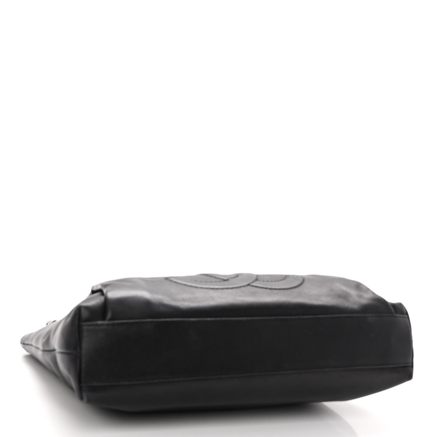 Chanel Caviar Large CC Tuck Tote Black 4 of 10